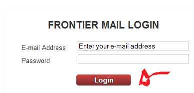 frontier email login step 3