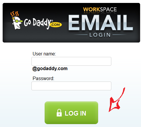 godaddy webmail login step 3