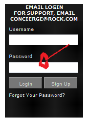 rock login step 3