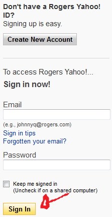 rogers mail sign in step 3