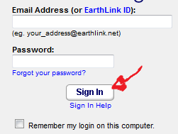 earthlink email sign in step 3