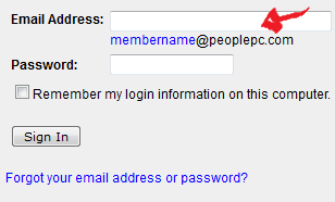 peoplepc login step 1