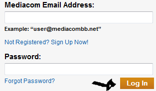 mediacom mail sign in step 3