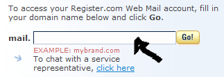 register.com webmail sign in step 1