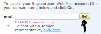 register.com webmail sign in step 2
