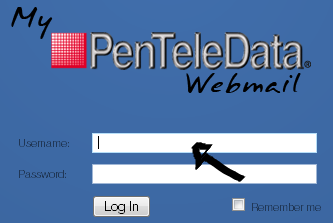 penteledata webmail sign in step 1