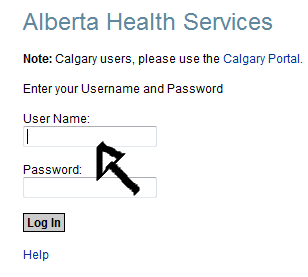 alberta health services email sign in step 1