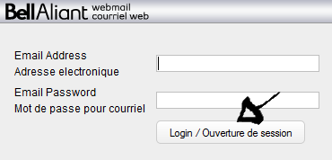 bell aliant webmail login step 3