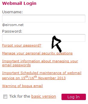 eircom net webmail login step 2