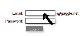 gaggle net email login step 1
