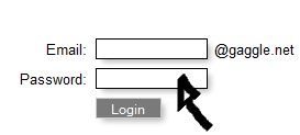 gaggle net email login step 2