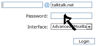 talktalknet email login step 2