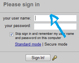 myway email login step 1