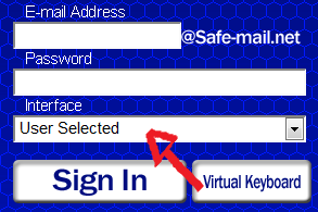 safe-mail login step 3