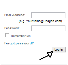reagan login button