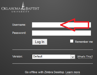 obu username box image